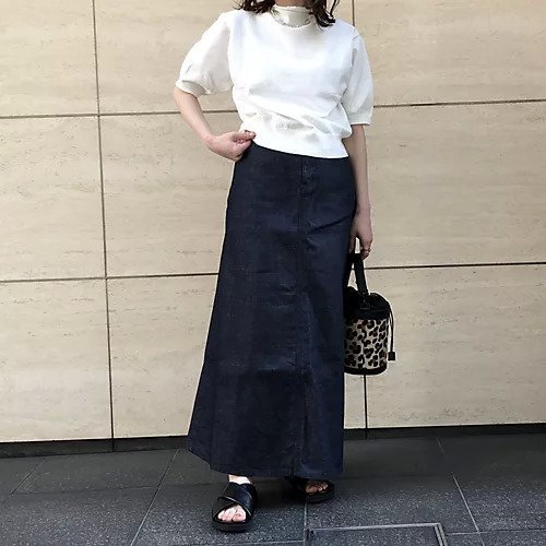 【坪田あさみ/Asami Tsubota】の【別注】デニムスカート 人気、トレンドファッション・服の通販 founy(ファニー) 　ファッション　Fashion　レディースファッション　WOMEN　スカート　Skirt　デニムスカート　Denim Skirts　デニム　Denim　マキシ　Maxi　別注　Special Order　洗える　Washable　other-2|ID: prp329100004311760 ipo3291000000032272013