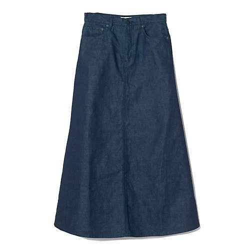 【坪田あさみ/Asami Tsubota】の【別注】デニムスカート インテリア・キッズ・メンズ・レディースファッション・服の通販 founy(ファニー) 　ファッション　Fashion　レディースファッション　Fashion for Women　スカート　Skirts　デニムスカート・カジュアルスカート　Denim Skirts　デニム　Denim, Jeans Material　マキシ　Maxi, Full Length　別注　Limited Edition, Custom Order　洗える　Machine Washable　インディゴ(BLUE)|ID: prp329100004311760 ipo3291000000034955218