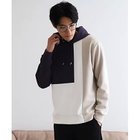 【ザ ショップ ティーケー/THE SHOP TK / MEN】の【ハリコシのあるキレイめ素材/ストレッチ/洗える】シルキーダンボール切替パーカ ダークパープル|ID: prp329100004311962 ipo3291000000029899063