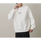 【ザ ショップ ティーケー/THE SHOP TK / MEN】の【ハリコシのあるキレイめ素材/ストレッチ/洗える】シルキーダンボールロゴプルオーバー オフホワイト|ID: prp329100004311978 ipo3291000000029899149