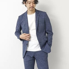 【シュテットシュタイン/Stutostein / MEN】の《セットアップ/ビジカジ対応》ハイストレッチジャケット 人気、トレンドファッション・服の通販 founy(ファニー) ファッション Fashion メンズファッション MEN セットアップ Setup/Men コンパクト Compact ジャケット Jacket スタイリッシュ Stylish ストレッチ Stretch セットアップ Set Up デニム Denim パイピング Piping フロント Front プリント Print 吸水 Water Absorption 羽織 Haori |ID:prp329100004311995