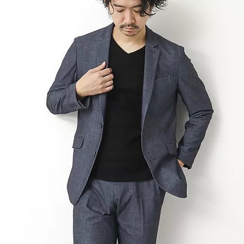 【シュテットシュタイン/Stutostein / MEN】の《セットアップ/ビジカジ対応》ハイストレッチジャケット 人気、トレンドファッション・服の通販 founy(ファニー) 　ファッション　Fashion　メンズファッション　MEN　セットアップ　Setup/Men　コンパクト　Compact　ジャケット　Jacket　スタイリッシュ　Stylish　ストレッチ　Stretch　セットアップ　Set Up　デニム　Denim　パイピング　Piping　フロント　Front　プリント　Print　吸水　Water Absorption　羽織　Haori　other-2|ID: prp329100004311995 ipo3291000000031719748