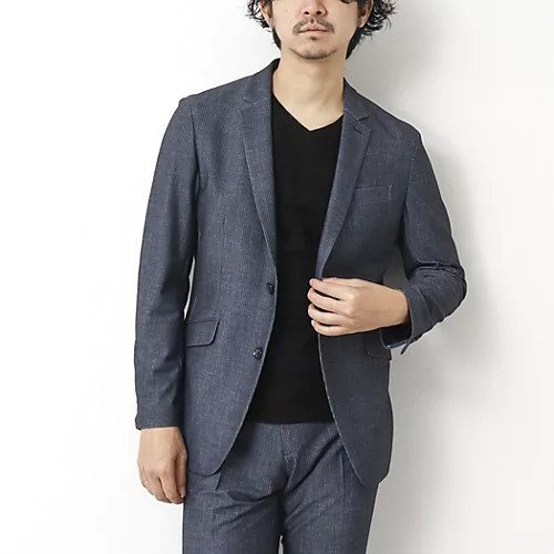 【シュテットシュタイン/Stutostein / MEN】の《セットアップ/ビジカジ対応》ハイストレッチジャケット 人気、トレンドファッション・服の通販 founy(ファニー) 　ファッション　Fashion　メンズファッション　MEN　セットアップ　Setup/Men　コンパクト　Compact　ジャケット　Jacket　スタイリッシュ　Stylish　ストレッチ　Stretch　セットアップ　Set Up　デニム　Denim　パイピング　Piping　フロント　Front　プリント　Print　吸水　Water Absorption　羽織　Haori　other-3|ID: prp329100004311995 ipo3291000000031719749