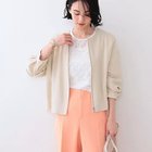 【インディヴィ/INDIVI】の【洗える】凹凸素材シンプルブルゾン 人気、トレンドファッション・服の通販 founy(ファニー) ファッション Fashion レディースファッション WOMEN アウター Coat Outerwear ブルゾン Blouson/Jackets シンプル Simple ストレッチ Stretch スマート Smart バランス Balance ブルゾン Blouson ポケット Pocket 春 Spring 洗える Washable thumbnail ベージュ|ID: prp329100004313232 ipo3291000000029909576