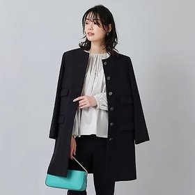 【アンタイトル/UNTITLED】 【セットアップ可能】ファンシーノーカラージャケット人気、トレンドファッション・服の通販 founy(ファニー) ファッション Fashion レディースファッション WOMEN アウター Coat Outerwear ジャケット Jackets ノーカラージャケット No Collar Leather Jackets おすすめ Recommend ジャケット Jacket セットアップ Set Up ツィード Tweed デニム Denim フレンチ French ペンシル Pencil ポケット Pocket メタル Metal モダン Modern ロング Long |ID:prp329100004313235