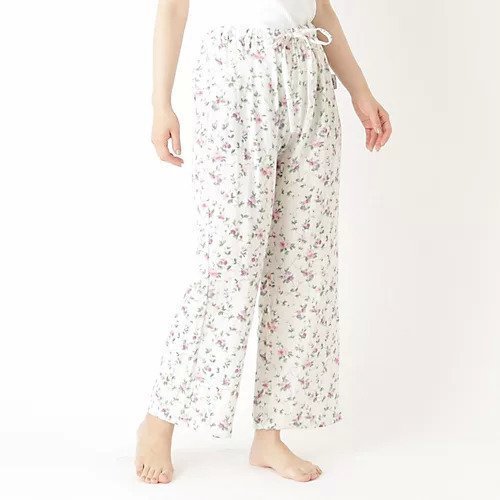 【ローラアシュレイホーム/LAURA ASHLEY HOME】のプライオリー柄 プリントガーゼパンツ 人気、トレンドファッション・服の通販 founy(ファニー) 　ファッション　Fashion　レディースファッション　WOMEN　パンツ　Pants　ドレス　Dress　ポケット　Pocket　 other-1|ID: prp329100004314578 ipo3291000000029922047