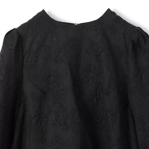 【ペールジュート/Pale Jute】のBlack flower jacquard blouse 人気、トレンドファッション・服の通販 founy(ファニー) 　ファッション　Fashion　レディースファッション　Fashion for Women　おすすめ　Recommended / Our Picks　ギャザー　Gathered, Ruffled　クラシカル　Classical, Vintage-Inspired　クラシック　Classic, Timeless Style　クール　Cool, Chic　セットアップ　Set-Up, Coordinated Outfit　フロント　Front, Front Design　ヴィンテージ　Vintage Style　エレガント 上品　Elegant　other-3|ID: prp329100004315667 ipo3291000000035904289