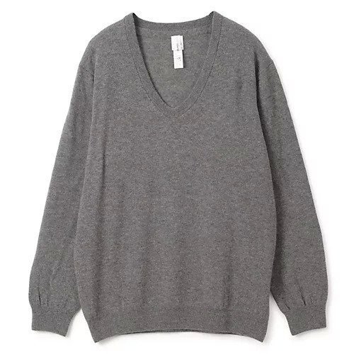 【ヤエカ コンテンポ/YAECA CONTEMPO】のUネックニット インテリア・キッズ・メンズ・レディースファッション・服の通販 founy(ファニー) 　ファッション　Fashion　レディースファッション　Fashion for Women　トップス・カットソー　Cut & Sew Tops　ニット　Knit Tops & Sweaters　2024年　2024　2024-2025秋冬・A/W　Autumn/Winter 2024–25 AW24–25　定番　Standard, Basic Item　洗える　Machine Washable　gray|ID: prp329100004315670 ipo3291000000033666737