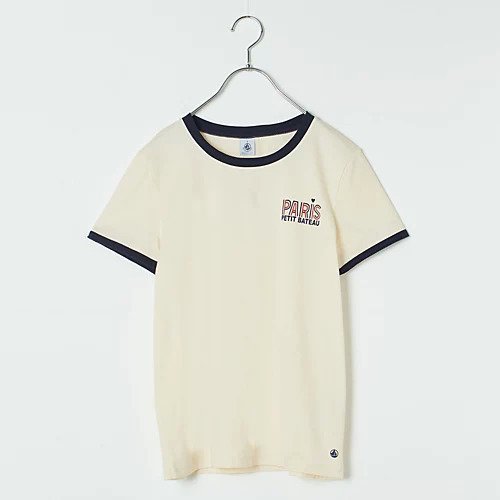 【プチバトー/PETIT BATEAU】の【洗える】オーガニックコットン パリロゴTシャツ 人気、トレンドファッション・服の通販 founy(ファニー) 　ファッション　Fashion　レディースファッション　WOMEN　トップス・カットソー　Tops/Tshirt　シャツ/ブラウス　Shirts/Blouses　ロング / Tシャツ　T-Shirts　スペシャル　Special　デニム　Denim　パイピング　Piping　フランス　France　フレンチ　French　今夏　Summer　夏　Summer　洗える　Washable　 other-1|ID: prp329100004317127 ipo3291000000029940894
