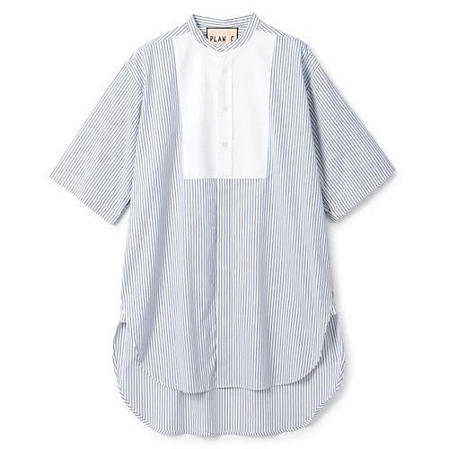 【プラン C/Plan C】のS/S SHIRT 人気、トレンドファッション・服の通販 founy(ファニー) 　ファッション　Fashion　レディースファッション　WOMEN　トップス・カットソー　Tops/Tshirt　シャツ/ブラウス　Shirts/Blouses　2024年　2024　2024春夏・S/S　Ss,Spring/Summer,2024　S/S・春夏　Ss・Spring/Summer　エレガント 上品　Elegant　スタンド　Stand　ストライプ　Stripe　デニム　Denim　ブロック　Block　 other-1|ID: prp329100004317180 ipo3291000000029941154