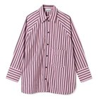 【ガニー/GANNI】のStripe Cotton Oversize Raglan Shirt 人気、トレンドファッション・服の通販 founy(ファニー) ファッション Fashion レディースファッション WOMEN トップス・カットソー Tops/Tshirt シャツ/ブラウス Shirts/Blouses 2023年 2023 2023-2024秋冬・A/W Aw/Autumn/Winter//Fw/Fall-Winter/2023-2024 ジャケット Jacket ストライプ Stripe スリーブ Sleeve ベスト Vest 洗える Washable thumbnail Bonbon|ID: prp329100004317192 ipo3291000000029941220