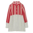 【テルマ/TELMA】のWASHI Striped Tailored Shirt 人気、トレンドファッション・服の通販 founy(ファニー) ファッション Fashion レディースファッション WOMEN トップス・カットソー Tops/Tshirt シャツ/ブラウス Shirts/Blouses 2024年 2024 2024春夏・S/S Ss,Spring/Summer,2024 キュプラ Cupra ストライプ Stripe チェック Check チュニック Tunic ロング Long ワイド Wide 今季 This Season 長袖 Long Sleeve thumbnail STRIPE RED x LIME GREEN|ID: prp329100004317215 ipo3291000000029941348