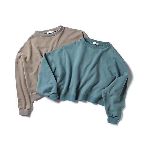 【スアデオ/suadeo】のボリュームスリーブショートスウェットプルオーバー 人気、トレンドファッション・服の通販 founy(ファニー) 　ファッション　Fashion　レディースファッション　Fashion for Women　トップス・カットソー　Cut & Sew Tops　レディースパーカー・カジュアルフーディー　Casual Hoodies & Sweatshirts　カジュアルプルオーバー・ニットトップス　Pullovers & Knit Tops / Casual Pullovers　スウェット・クルーネックトップス　Sweatshirts & Crewnecks / Relaxed Fit Sweat Tops　ボリューム袖・フリルスリーブブラウス　Voluminous & Ruffle Sleeves / Puffy Sleeve Tops　おすすめ　Recommended / Our Picks　ショート　Short, Short Length　タオル　Towel, Bath Towel　トレンド　Trend, Trending Now　フレア　Flare, Flared　ベーシック　Basic, Essential　other-2|ID: prp329100004317272 ipo3291000000034954592