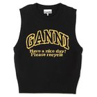 【ガニー/GANNI】のGraphic O-Neck Vest Black|ID: prp329100004317286 ipo3291000000029941757