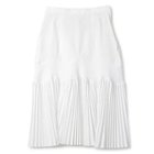 【トーガ プルラ/TOGA PULLA】のTaffeta pleats skirt WHITE|ID: prp329100004317292 ipo3291000000029941782