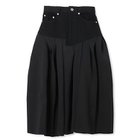 【マラミュート/MALAMUTE】のrandom pleated skirt 人気、トレンドファッション・服の通販 founy(ファニー) ファッション Fashion レディースファッション WOMEN スカート Skirt プリーツスカート Pleated Skirts 2023年 2023 2023春夏・S/S Ss,Spring/Summer,2023 イレギュラー Irregular ストライプ Stripe デニム Denim ランダム Random リメイク Remake 洗える Washable thumbnail BLACK|ID: prp329100004317313 ipo3291000000029941869