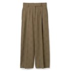 【スアデオ/suadeo】のグレンチェック2タックワイドパンツ ブラウン|ID: prp329100004317365 ipo3291000000030966216