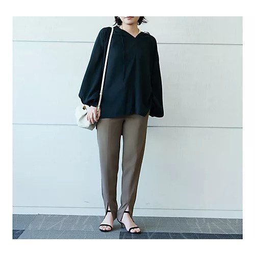 【エムセブンデイズ/M7days】のすそスリットパンツ 人気、トレンドファッション・服の通販 founy(ファニー) 　ファッション　Fashion　レディースファッション　Fashion for Women　パンツ　Pants & Trousers　スニーカー　Sneakers, Trainers　スリット　Slit, Slit Detail　洗える　Machine Washable　other-2|ID: prp329100004317382 ipo3291000000034941677