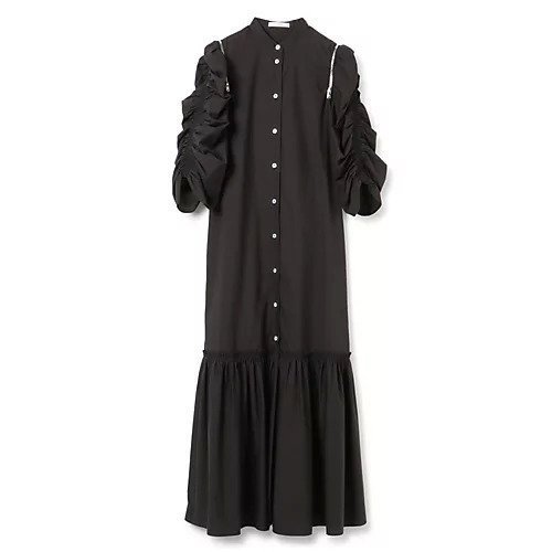 【チノ/CINOH】のGATHERED SLEEVE DRESS インテリア・キッズ・メンズ・レディースファッション・服の通販 founy(ファニー) https://founy.com/ ファッション Fashion レディースファッション WOMEN トップス・カットソー Tops/Tshirt ワンピース Dress ドレス Party Dresses 2024年 2024 2024春夏・S/S Ss,Spring/Summer,2024 ギャザー Gather タイプライター Typewriter ドレス Dress |ID: prp329100004317446 ipo3291000000029942738