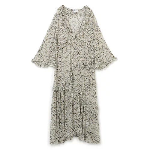 【ガニー/GANNI】のPrinted Light Georgette Maxi Dress インテリア・キッズ・メンズ・レディースファッション・服の通販 founy(ファニー) https://founy.com/ ファッション Fashion レディースファッション WOMEN ワンピース Dress ドレス Party Dresses マキシワンピース Maxi Dress 2023年 2023 2023-2024秋冬・A/W Aw/Autumn/Winter//Fw/Fall-Winter/2023-2024 タートルネック Turtleneck ティアード Tiered バランス Balance フリル Frills ヴィンテージ Vintage 洗える Washable |ID: prp329100004317475 ipo3291000000029942835