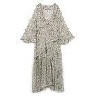 【ガニー/GANNI】のPrinted Light Georgette Maxi Dress 人気、トレンドファッション・服の通販 founy(ファニー) ファッション Fashion レディースファッション WOMEN ワンピース Dress ドレス Party Dresses マキシワンピース Maxi Dress 2023年 2023 2023-2024秋冬・A/W Aw/Autumn/Winter//Fw/Fall-Winter/2023-2024 タートルネック Turtleneck ティアード Tiered バランス Balance フリル Frills ヴィンテージ Vintage 洗える Washable thumbnail Egret|ID: prp329100004317475 ipo3291000000029942837