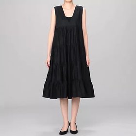 【マーレット/MERLETTE】 V NECK FOUR TIERED SLEEVELESS DRESS”CHELSEA”人気、トレンドファッション・服の通販 founy(ファニー) ファッション Fashion レディースファッション WOMEN トップス・カットソー Tops/Tshirt ワンピース Dress ドレス Party Dresses シンプル Simple ノースリーブ No Sleeve |ID:prp329100004317477