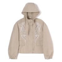 【テルマ/TELMA】のEmbroidered Blouson 人気、トレンドファッション・服の通販 founy(ファニー) ファッション Fashion レディースファッション WOMEN アウター Coat Outerwear ブルゾン Blouson/Jackets 2024年 2024 2024春夏・S/S Ss,Spring/Summer,2024 コンパクト Compact シンプル Simple ドローコード Draw Cord フェミニン Feminine ブルゾン Blouson |ID:prp329100004317832