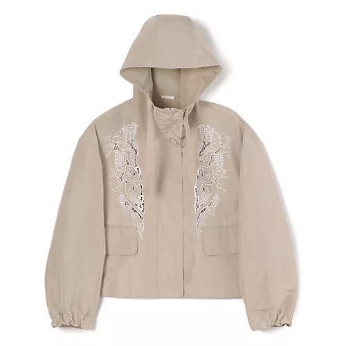 【テルマ/TELMA】のEmbroidered Blouson 人気、トレンドファッション・服の通販 founy(ファニー) 　ファッション　Fashion　レディースファッション　WOMEN　アウター　Coat Outerwear　ブルゾン　Blouson/Jackets　2024年　2024　2024春夏・S/S　Ss,Spring/Summer,2024　コンパクト　Compact　シンプル　Simple　ドローコード　Draw Cord　フェミニン　Feminine　ブルゾン　Blouson　 other-1|ID: prp329100004317832 ipo3291000000029945968