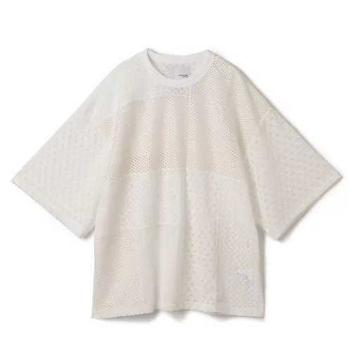 【その他のブランド/Other】のVARIOUS LACE S/S TEE インテリア・キッズ・メンズ・レディースファッション・服の通販 founy(ファニー) https://founy.com/ ファッション Fashion メンズファッション MEN 2024年 2024 2024春夏・S/S Ss,Spring/Summer,2024 S/S・春夏 Ss・Spring/Summer パッチワーク Patchwork ビッグ Big メッシュ Mesh レース Race 夏 Summer 洗える Washable |ID: prp329100004317914 ipo3291000000029946551