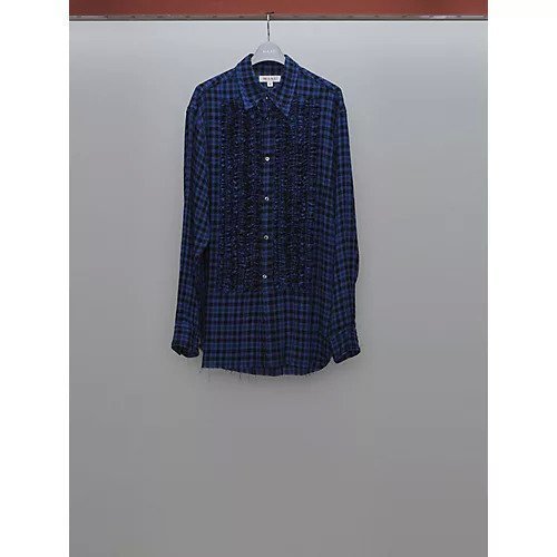 【エムエーエスユー/MASU / MEN】のGRUNGE PLAID SHIRT インテリア・キッズ・メンズ・レディースファッション・服の通販 founy(ファニー) https://founy.com/ ファッション Fashion メンズファッション MEN 2023年 2023 2023春夏・S/S Ss,Spring/Summer,2023 チェック Check ドレス Dress バランス Balance フラット Flat フリル Frills リラックス Relax |ID: prp329100004317922 ipo3291000000029946574