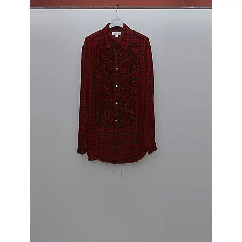 【エムエーエスユー/MASU / MEN】のGRUNGE PLAID SHIRT 人気、トレンドファッション・服の通販 founy(ファニー) 　ファッション　Fashion　メンズファッション　MEN　2023年　2023　2023春夏・S/S　Ss,Spring/Summer,2023　チェック　Check　ドレス　Dress　バランス　Balance　フラット　Flat　フリル　Frills　リラックス　Relax　 other-1|ID: prp329100004317922 ipo3291000000032173824