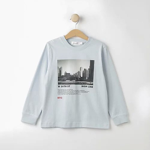 【デッサン/Dessin / KIDS】の【洗える】フォトプリントロングスリーブTシャツ インテリア・キッズ・メンズ・レディースファッション・服の通販 founy(ファニー) https://founy.com/ ファッション Fashion キッズファッション KIDS インナー Inner スマート Smart スリーブ Sleeve ニューヨーク New York プリント Print ロング Long 春 Spring 洗える Washable |ID: prp329100004317972 ipo3291000000029946752