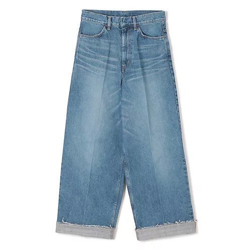 【トーガ トゥ/TOGA TOO】のWide denim pants インテリア・キッズ・メンズ・レディースファッション・服の通販 founy(ファニー) https://founy.com/ ファッション Fashion レディースファッション Ladies' Fashion Online パンツ Pants デニムパンツ Denim Pants 2025年 2025 2025春夏・S/S Ss,Spring/Summer,2025 ウエスタン Western クラッシュ Crash センター Center ワイド Wide 洗える Washable |ID: prp329100004319048 ipo3291000000032525205