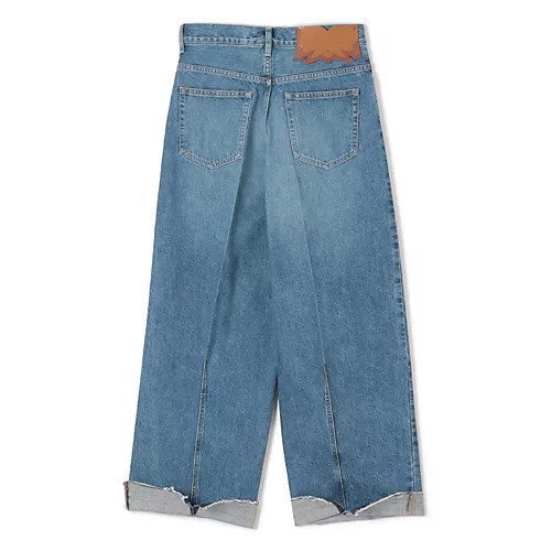 【トーガ トゥ/TOGA TOO】のWide denim pants 人気、トレンドファッション・服の通販 founy(ファニー) 　ファッション　Fashion　レディースファッション　Ladies' Fashion Online　パンツ　Pants　デニムパンツ　Denim Pants　2025年　2025　2025春夏・S/S　Ss,Spring/Summer,2025　ウエスタン　Western　クラッシュ　Crash　センター　Center　ワイド　Wide　洗える　Washable　other-2|ID: prp329100004319048 ipo3291000000032525208