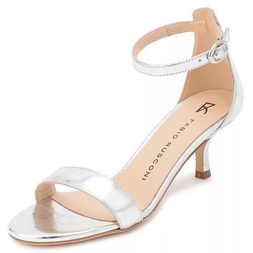 【ファビオ ルスコーニ/FABIO RUSCONI】のアンクルストラップサンダル インテリア・キッズ・メンズ・レディースファッション・服の通販 founy(ファニー) 　ファッション　Fashion　レディースファッション　Fashion for Women　トレンド　Trend, Trending Now　ヌーディ　Nude, Nude Tone　リュクス　Luxury, Elegant, High-End, Chic　シルバー|ID: prp329100004319105 ipo3291000000034942405