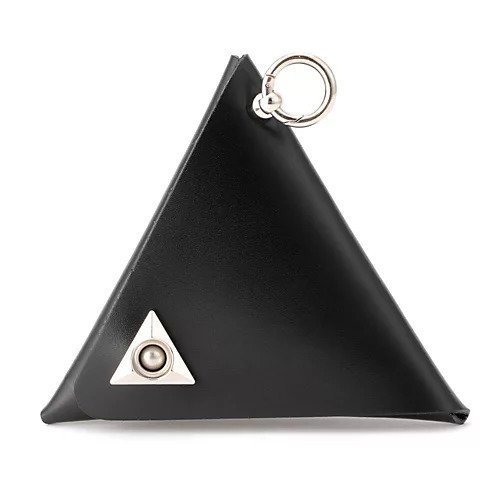 【トーガ トゥ/TOGA TOO】のTriangle coin case インテリア・キッズ・メンズ・レディースファッション・服の通販 founy(ファニー) 　ファッション　Fashion　レディースファッション　Fashion for Women　2025年　2025　2025春夏・S/S　Spring/Summer 2025 SS25　アクセサリー　Fashion Accessories　トライアングル　Triangle, Triangular Shape　フォルム　Silhouette, Form　ポーチ　Pouch, Small Case　BLACK|ID: prp329100004319123 ipo3291000000032526204