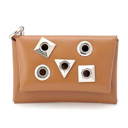 【トーガ トゥ/TOGA TOO / GOODS】のMetal motif card case インテリア・キッズ・メンズ・レディースファッション・服の通販 founy(ファニー) 　2025年　2025　2025春夏・S/S　Ss,Spring/Summer,2025　サークル　Circle　スクエア　Square　トライアングル　Triangle　メタル　Metal　モチーフ　Motif　CAMEL|ID: prp329100004319125 ipo3291000000032526213