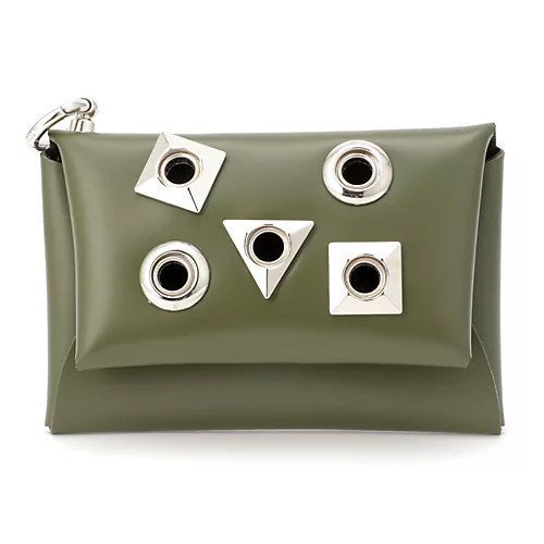 【トーガ トゥ/TOGA TOO / GOODS】のMetal motif card case インテリア・キッズ・メンズ・レディースファッション・服の通販 founy(ファニー) 　2025年　2025　2025春夏・S/S　Ss,Spring/Summer,2025　サークル　Circle　スクエア　Square　トライアングル　Triangle　メタル　Metal　モチーフ　Motif　KHAKI|ID: prp329100004319125 ipo3291000000032526215