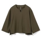 【エムセブンデイズ フォー オフィス/M7days for Office】のキーネックトップス 人気、トレンドファッション・服の通販 founy(ファニー) ファッション Fashion レディースファッション WOMEN トップス・カットソー Tops/Tshirt コンパクト Compact 洗える Washable thumbnail カーキ|ID: prp329100004320488 ipo3291000000029975669