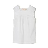 【マルニ/MARNI】のノースリーブブラウス 人気、トレンドファッション・服の通販 founy(ファニー) ファッション Fashion レディースファッション Ladies' Fashion Online トップス・カットソー Tops/Tshirt キャミソール / ノースリーブ No Sleeves シャツ/ブラウス Shirts/Blouses ギャザー Gather スクエア Square ノースリーブ No Sleeve 洗える Washable |ID:prp329100004320500