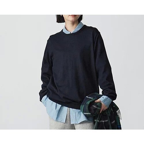 【スローン/SLOANE】の14G天竺 クルーネック 人気、トレンドファッション・服の通販 founy(ファニー) 　ファッション　Fashion　レディースファッション　WOMEN　エレガント 上品　Elegant　定番　Standard　 other-1|ID: prp329100004320533 ipo3291000000029976024