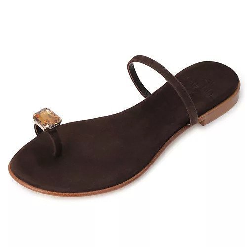 【イル サンダロ オブ カプリ/il Sandalo of Capri】の【Marisol別注】親指ビジューサンダル 人気、トレンドファッション・服の通販 founy(ファニー) 　ファッション　Fashion　レディースファッション　WOMEN　イタリア　Italy　エレガント 上品　Elegant　サンダル　Sandals　スエード　Suede　ストーン　Stone　ビジュー　Bijou　フラット　Flat　別注　Special Order　other-3|ID: prp329100004320754 ipo3291000000031338490