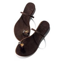 【イル サンダロ オブ カプリ/il Sandalo of Capri】の【Marisol別注】親指ビジューサンダル 人気、トレンドファッション・服の通販 founy(ファニー) ファッション Fashion レディースファッション WOMEN イタリア Italy エレガント 上品 Elegant サンダル Sandals スエード Suede ストーン Stone ビジュー Bijou フラット Flat 別注 Special Order |ID:prp329100004320754