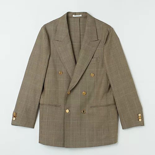 【クチュールドアダム/COUTURE D'ADAM】の【HPS別注】POW Blazer JK Double インテリア・キッズ・メンズ・レディースファッション・服の通販 founy(ファニー) 　ファッション　Fashion　レディースファッション　WOMEN　ジャケット　Jacket　チェック　Check　テーラード　Tailored　ドレス　Dress　人気　Popularity　ハンド　Hand　パターン　Pattern　フランス　France　別注　Special Order　Beige|ID: prp329100004320821 ipo3291000000029977808