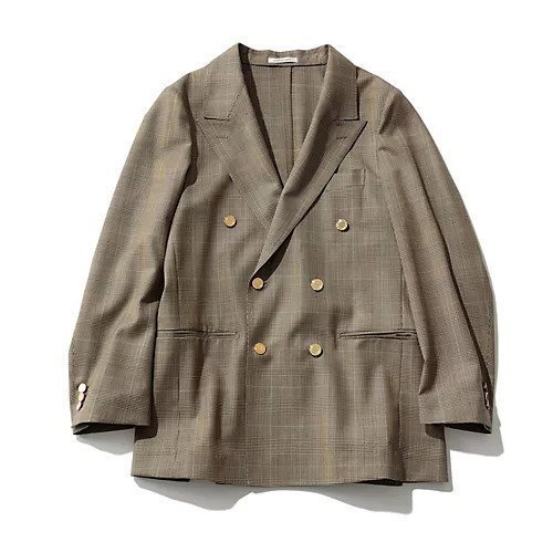 【クチュールドアダム/COUTURE D'ADAM】の【HPS別注】POW Blazer JK Double 人気、トレンドファッション・服の通販 founy(ファニー) 　ファッション　Fashion　レディースファッション　WOMEN　ジャケット　Jacket　チェック　Check　テーラード　Tailored　ドレス　Dress　人気　Popularity　ハンド　Hand　パターン　Pattern　フランス　France　別注　Special Order　other-3|ID: prp329100004320821 ipo3291000000031718318