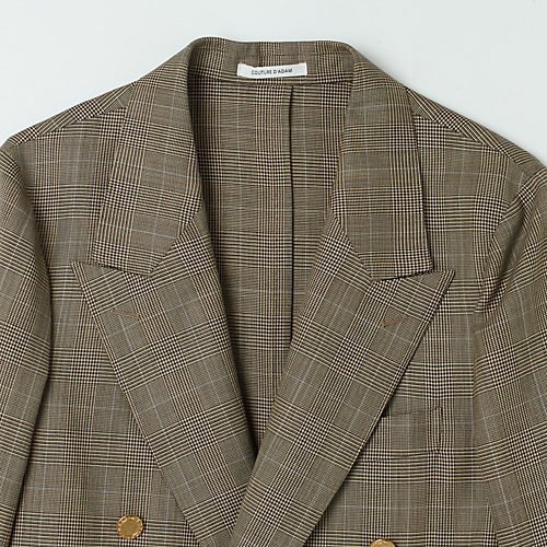 【クチュールドアダム/COUTURE D'ADAM】の【HPS別注】POW Blazer JK Double 人気、トレンドファッション・服の通販 founy(ファニー) 　ファッション　Fashion　レディースファッション　Fashion for Women　ジャケット　Jacket, Outerwear　チェック　Check, Plaid, Tartan　テーラード　Tailored, Tailored Fit　ドレス　Dress, One-Piece　人気　Popular, Best Seller　ハンド　Hand, Handmade　パターン　Pattern, Design Print　フランス　France, French　別注　Limited Edition, Custom Order　other-3|ID: prp329100004320821 ipo3291000000032968271