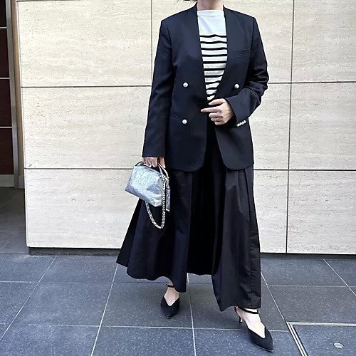 【エクラ/eclat】のパールボタンノーカラージャケット 人気、トレンドファッション・服の通販 founy(ファニー) 　ファッション　Fashion　レディースファッション　Fashion for Women　アウター　Coat / Outerwear Collection　レディースジャケット・軽アウター　Jackets　ノーカラージャケット / シンプル上品コーデ　Collarless Jackets　ジャケット　Jacket, Outerwear　スマート　Smart, Elegant　パール　Pearl, Pearl Accent　エレガント 上品　Elegant　別注　Limited Edition, Custom Order　other-3|ID: prp329100004320855 ipo3291000000031260262
