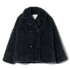 【マッキントッシュ/MACKINTOSH】のエコファーショートコート 人気、トレンドファッション・服の通販 founy(ファニー) ファッション Fashion レディースファッション WOMEN アウター Coat Outerwear コート Coats クラシカル Classical ショルダー Shoulder ショート Short ジャケット Jacket ダブル Double ドロップ Drop バランス Balance ボトム Bottom リュクス Luxe thumbnail ブラック|ID: prp329100004320871 ipo3291000000030306814