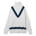 【アダルトオリエンテッドローブス/ADULT ORIENTED ROBES / MEN】のHigh neck Cable Knit White|ID: prp329100004320991 ipo3291000000029978646