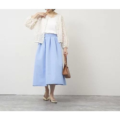 【ノーリーズ/NOLLEY'S】のウォッシャブルチュール刺繍羽織ブラウス 人気、トレンドファッション・服の通販 founy(ファニー) 　ファッション　Fashion　レディースファッション　Fashion for Women　トップス・カットソー　Cut & Sew Tops　シャツ・ブラウス・オフィスカジュアル　Elegant Blouses & Button-Ups　2025年　2025　2025春夏・S/S　Spring/Summer 2025 SS25　おすすめ　Recommended / Our Picks　インナー　Innerwear　タンク　Tank Top, Sleeveless Top　タートル　Turtleneck, Turtle Collar　チュール　Tulip, Tulip Motif　フォルム　Silhouette, Form　モチーフ　Motif, Design Theme　夏　Summer　春　Spring　S/S・春夏　SS, Spring/Summer, Warm Season　羽織　Haori, Light Jacket　other-3|ID: prp329100004322184 ipo3291000000031712454